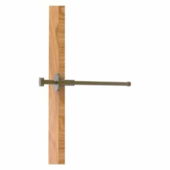 Allied Brass 10-in L X 2-in H Extendable Antique Brass Closet Rod - Hardware Included