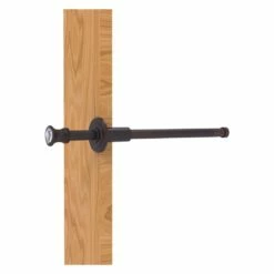 Allied Brass Carolina Crystal 9.75-in L X 1.8-in H Extendable Venetian Bronze Brass Closet Rod - Hardware Included