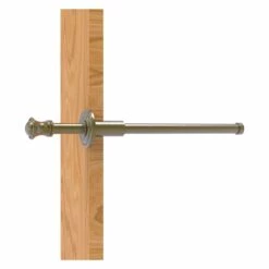 Allied Brass Carolina 9.8-in L X 1.8-in H Extendable Antique Brass Closet Rod - Hardware Included