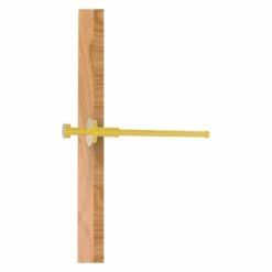 Allied Brass 10-in L X 2-in H Extendable Polished Brass Closet Rod - Hardware Included