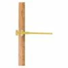 Allied Brass Fresno 10-in L X 1.9-in H Extendable Polished Brass Closet Rod - Hardware Included