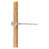 Allied Brass Fresno 10-in L X 1.9-in H Extendable Satin Nickel Brass Closet Rod - Hardware Included