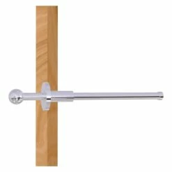 Allied Brass 10-in L X 1.9-in H Extendable Polished Chrome Brass Closet Rod - Hardware Included