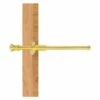 Allied Brass Carolina 9.8-in L X 1.8-in H Extendable Polished Brass Closet Rod - Hardware Included