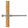 Allied Brass 10-in L X 1.9-in H Extendable Pewter Brass Closet Rod - Hardware Included
