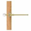 Allied Brass Clearview 10.1-in L X 1.9-in H Extendable Satin Brass Closet Rod - Hardware Included