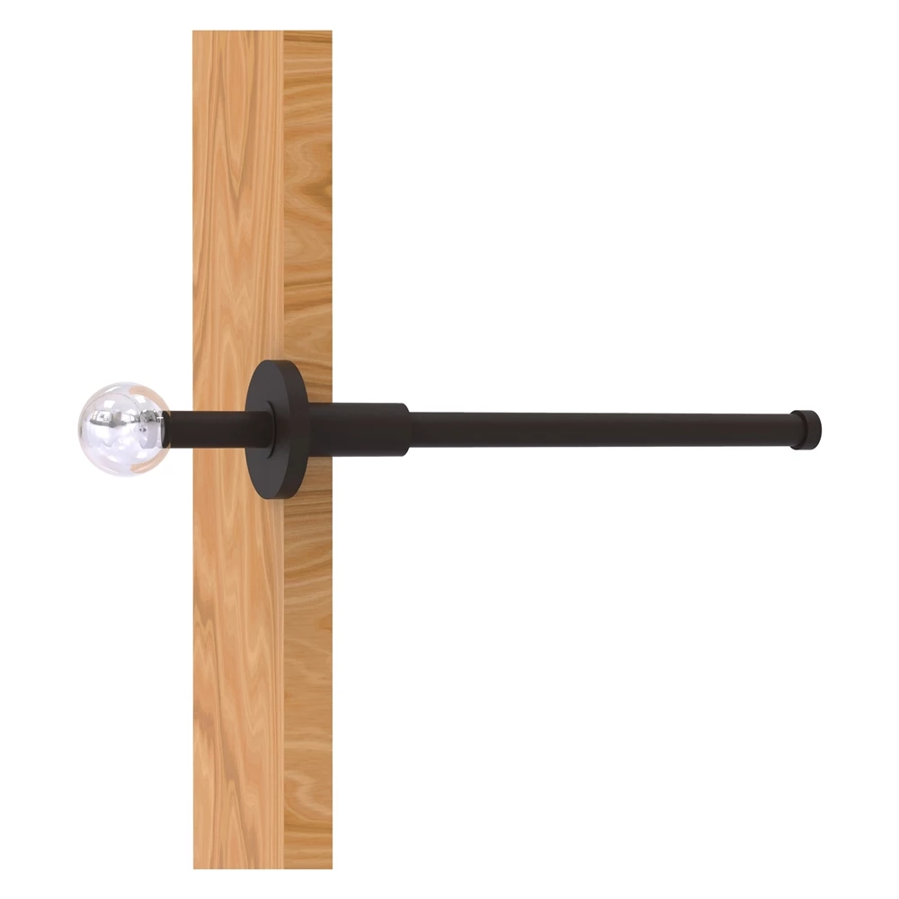 Allied Brass Clearview 10.1-in L X 1.9-in H Extendable Oil-Rubbed Bronze Brass Closet Rod - Hardware Included 1 Allied Brass Clearview 10.1-in L X 1.9-in H Extendable Oil-Rubbed Bronze Brass Closet Rod - Hardware Included