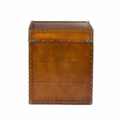 Southern Enterprises 6-cu Ft Walnut Composite-Wood Storage Trunk