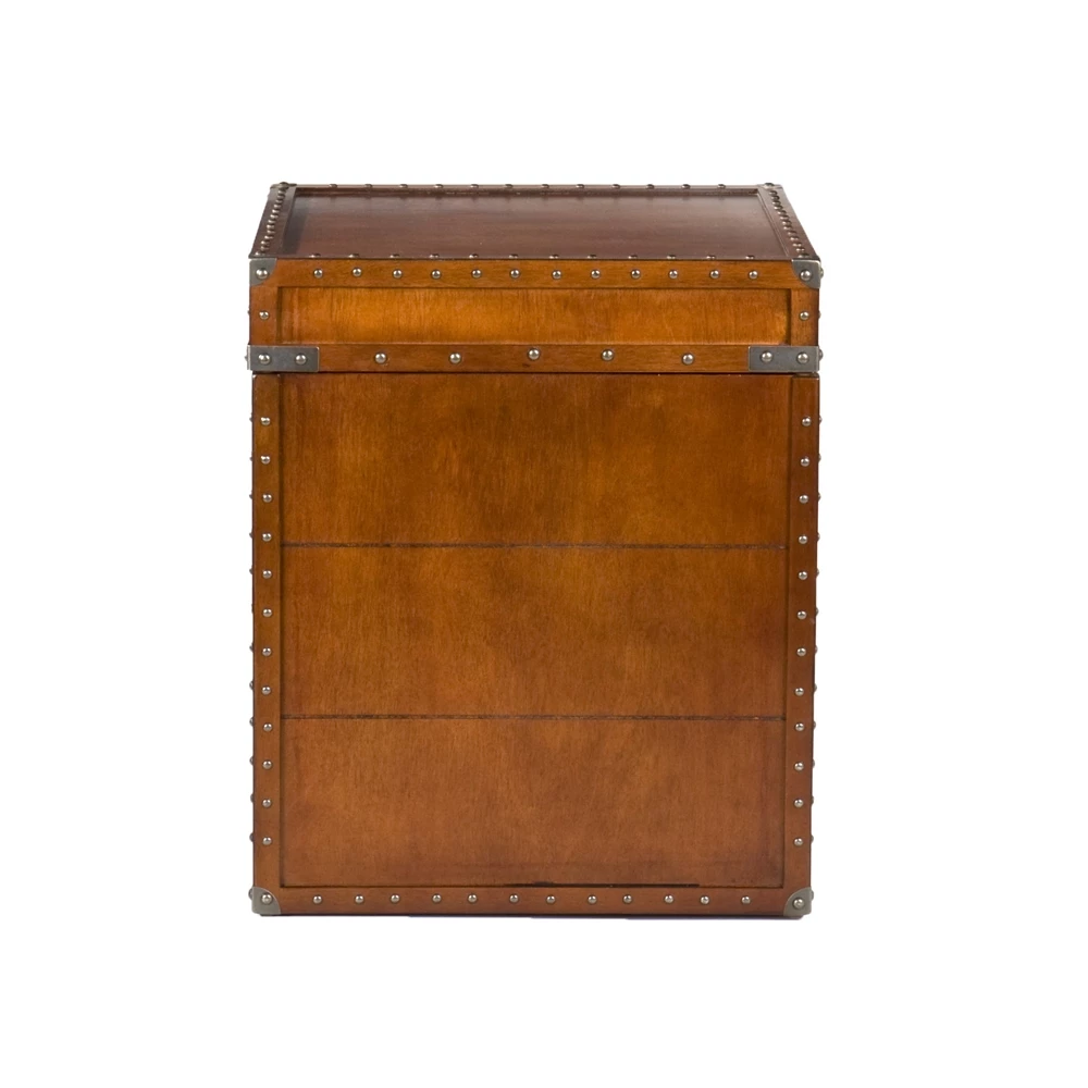 Southern Enterprises 6-cu Ft Walnut Composite-Wood Storage Trunk 1 Southern Enterprises 6-cu Ft Walnut Composite-Wood Storage Trunk