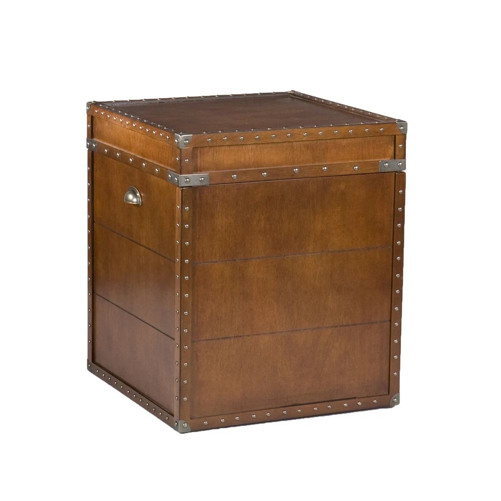 Southern Enterprises 6-cu Ft Walnut Composite-Wood Storage Trunk 4 Southern Enterprises 6-cu Ft Walnut Composite-Wood Storage Trunk - Image 4