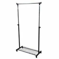 ORE International 66-in Black Rolling Rack