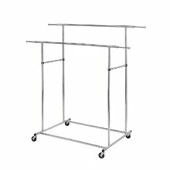 ORE International 65-in Dual Bar Adjustable Rolling Rack -Storage Furniture Sales 2024 330987166 MainImage 001