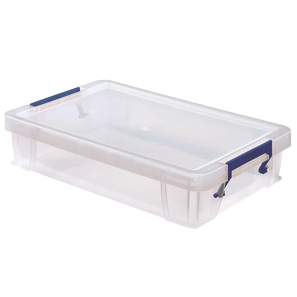 Bankers Box Clear Plastic Storage Boxes - Set Of 5 2 Bankers Box Clear Plastic Storage Boxes - Set Of 5 - Image 2