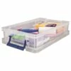 Bankers Box Clear Plastic Storage Boxes - Set Of 5