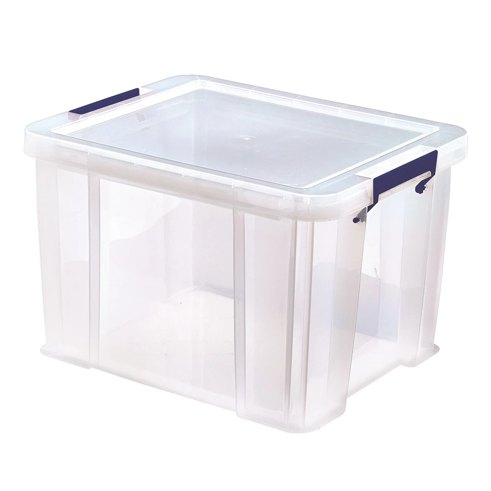 Bankers Box Clear Plastic Storage Boxes - Set Of 5 6 Bankers Box Clear Plastic Storage Boxes - Set Of 5 - Image 6