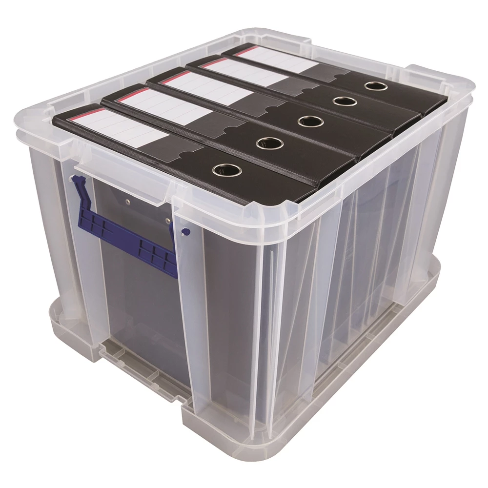 Bankers Box Clear Plastic Storage Boxes - Set Of 5 5 Bankers Box Clear Plastic Storage Boxes - Set Of 5 - Image 5