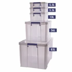 Bankers Box Clear Plastic Storage Boxes - Set Of 5 12 Bankers Box Clear Plastic Storage Boxes - Set Of 5 -Storage Furniture Sales 2024 330990172 MainImage 001