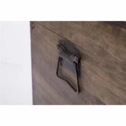 Vintiquewise 20-in X 17.5-in Brown Wood Storage Trunk -Storage Furniture Sales 2024 330993048 AlternateImage6