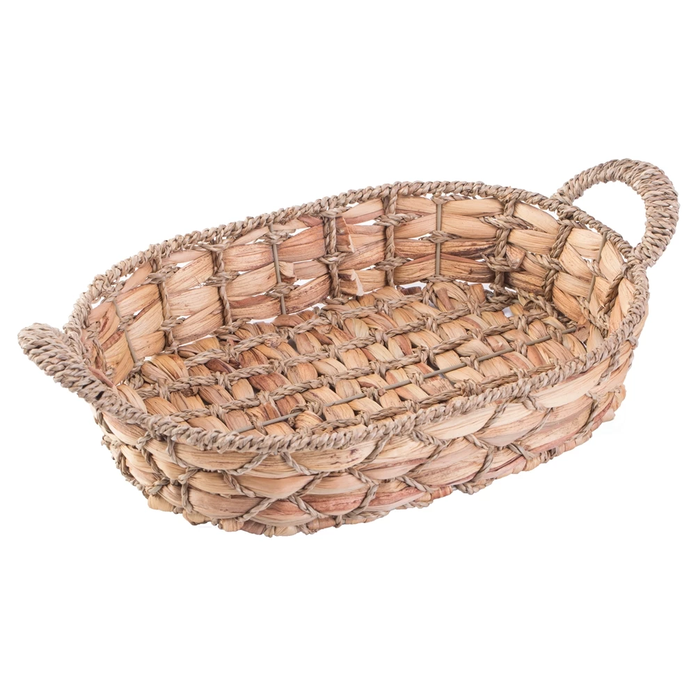 Vintiquewise 17.75-in X 4.75-in X 11-in Brown Seagrass Basket - 4-Pack 4 Vintiquewise 17.75-in X 4.75-in X 11-in Brown Seagrass Basket - 4-Pack - Image 4
