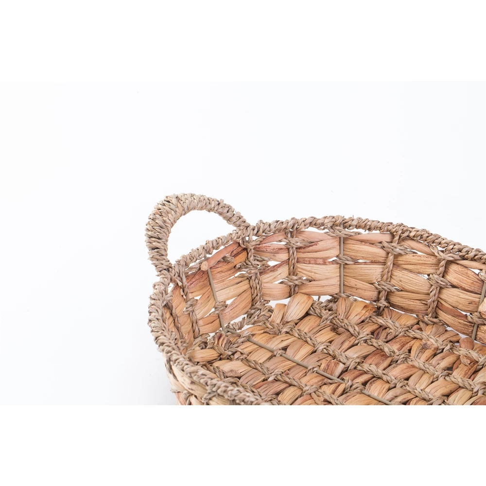 Vintiquewise 17.75-in X 4.75-in X 11-in Brown Seagrass Basket - 4-Pack 6 Vintiquewise 17.75-in X 4.75-in X 11-in Brown Seagrass Basket - 4-Pack - Image 6