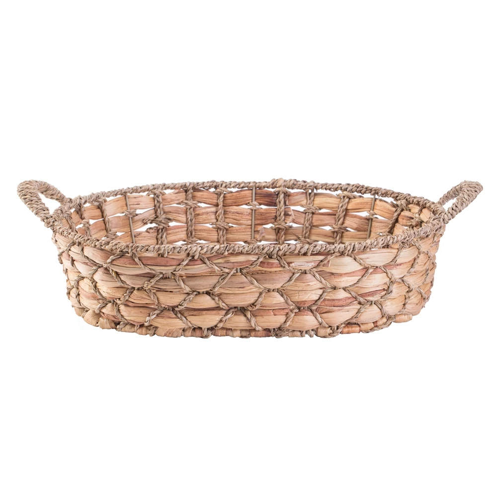 Vintiquewise 19.5-in X 5.25-in X 12.5-in Brown Seagrass Basket 2 Vintiquewise 19.5-in X 5.25-in X 12.5-in Brown Seagrass Basket - Image 2