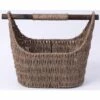 Vintiquewise 17.25-in X 13.5-in X 8.25-in Brown Wood Basket