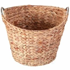 Vintiquewise 17-in X 14-in X 16-in Brown Wicker Basket -Storage Furniture Sales 2024 330993088 MainImage 001