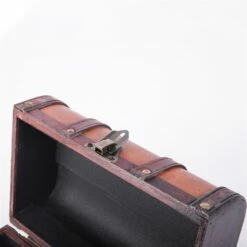 Vintiquewise 8.5-in X 5.5-in Brown Wood Storage Trunk -Storage Furniture Sales 2024 330993096 AlternateImage3