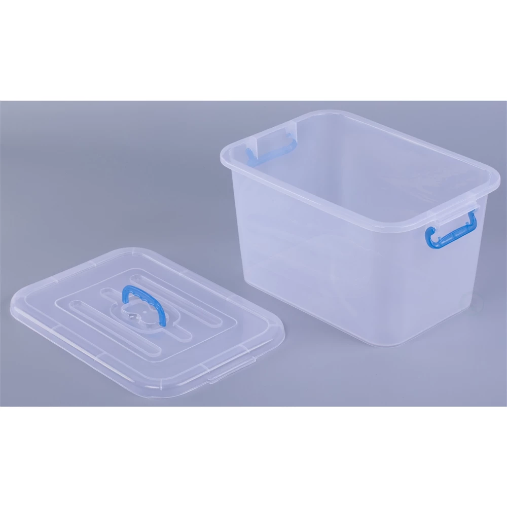 Basicwise 10-in X 8.25-in X 15-in Clear Plastic Storage Box - 6-Pack 6 Basicwise 10-in X 8.25-in X 15-in Clear Plastic Storage Box - 6-Pack - Image 6
