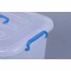 Basicwise 10-in X 8.25-in X 15-in Clear Plastic Storage Box - 6-Pack
