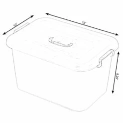 Basicwise 10-in X 8.25-in X 15-in Clear Plastic Storage Box - 6-Pack 8 Basicwise 10-in X 8.25-in X 15-in Clear Plastic Storage Box - 6-Pack -Storage Furniture Sales 2024 330993102 AlternateImage5
