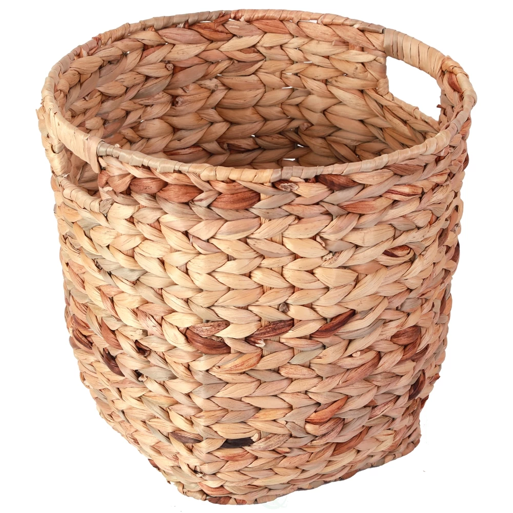 Vintiquewise 15-in X 14-in X 15-in Brown Wicker Basket 3 Vintiquewise 15-in X 14-in X 15-in Brown Wicker Basket - Image 3