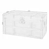 Vintiquewise 27.5-in X 14.25-in Brown Wood Storage Trunk