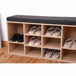 Basicwise 10-Pair Brown Wood Shoe Cabinet - 11.75-in X 40.75-in X 19-in -Storage Furniture Sales 2024 330993155 AlternateImage5