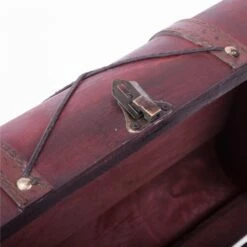 Vintiquewise 16-in X 6.5-in Brown Wood Storage Trunk -Storage Furniture Sales 2024 330993156 AlternateImage3