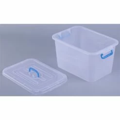 Basicwise 10-in X 8.25-in X 15-in Clear Plastic Storage Box - 3-Pack -Storage Furniture Sales 2024 330993158 AlternateImage3