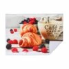 IH Casa Decor Croissant Cafe Microfibre Drying Mat - Set Of 2
