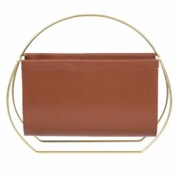 Fabulaxe 18.5-in X 15.5-in Gold Steel Magazine Rack 15 Fabulaxe 18.5-in X 15.5-in Gold Steel Magazine Rack -Storage Furniture Sales 2024 331023450 AlternateImage4