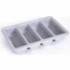 Basicwise 13-in X 21-in Plastic Cutlery Holder - Set Of 10