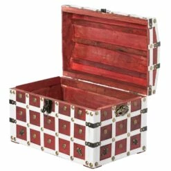 Vintiquewise 11.5-in X 11.5-in Red/White Wood Storage Trunk 10 Vintiquewise 11.5-in X 11.5-in Red/White Wood Storage Trunk -Storage Furniture Sales 2024 331023500 AlternateImage2