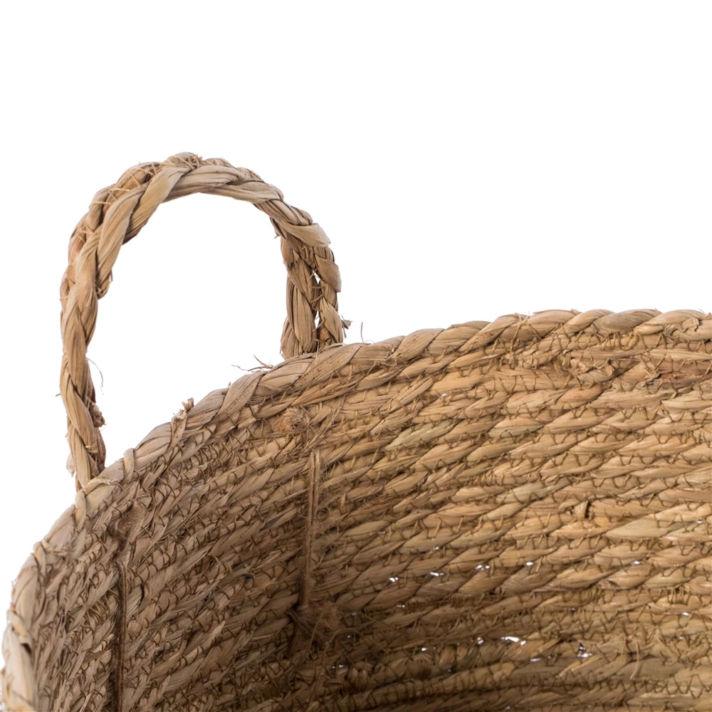 Vintiquewise 13-in X 9.25-in Brown Woven Paper Cord Basket 5 Vintiquewise 13-in X 9.25-in Brown Woven Paper Cord Basket - Image 5