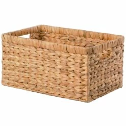 Vintiquewise 11-in X 7.9-in Beige Water Hyacinth Basket 11 Vintiquewise 11-in X 7.9-in Beige Water Hyacinth Basket -Storage Furniture Sales 2024 331023581 AlternateImage2