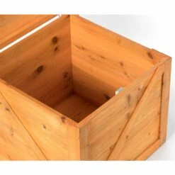 Vintiquewise 16.5-in X 15.25-in Brown Wood Storage Trunk -Storage Furniture Sales 2024 331023655 AlternateImage7