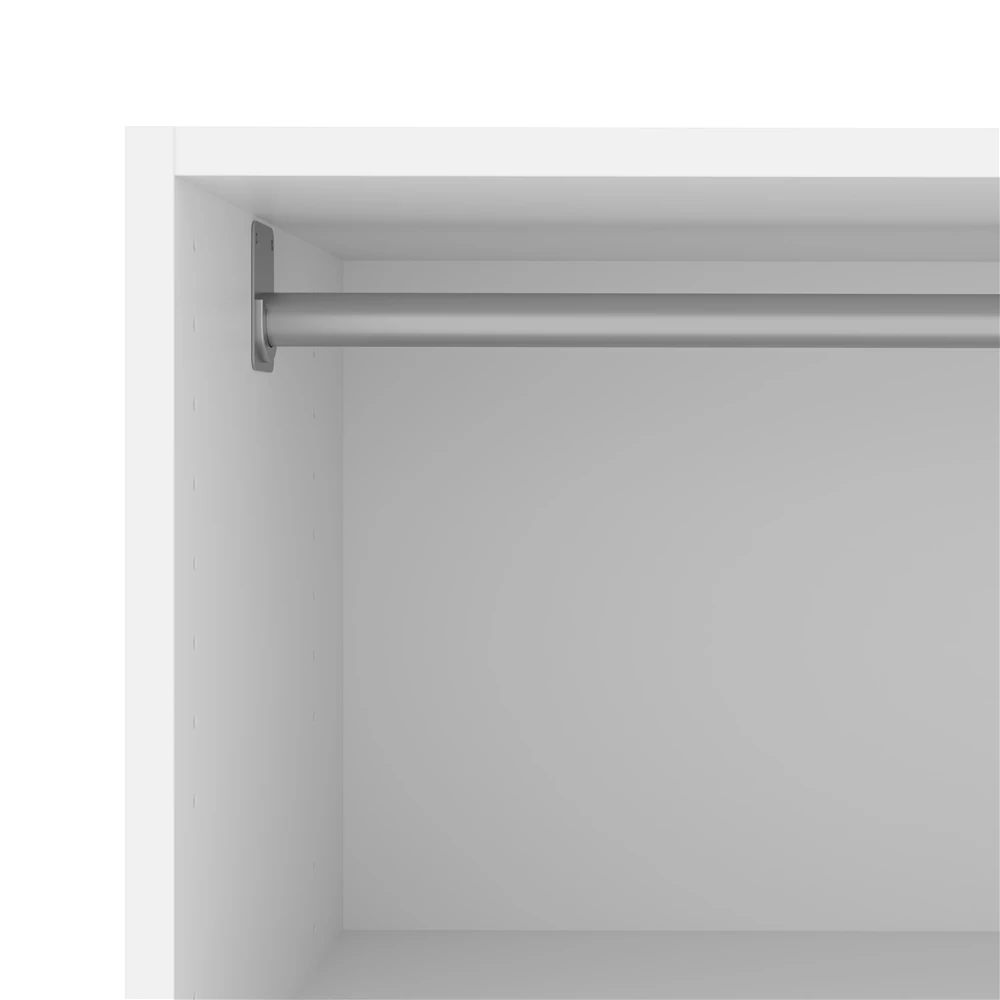 Bestar Versatile 36-in Low Shelving Unit With Rod In White 2 Bestar Versatile 36-in Low Shelving Unit With Rod In White - Image 2