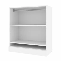 Bestar Versatile 36-in Low Shelving Unit With Rod In White 7 Bestar Versatile 36-in Low Shelving Unit With Rod In White -Storage Furniture Sales 2024 331025170 MainImage 001