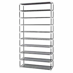 Costway 27 Pair Black Composite Shoe Rack With Fabric Cover -Storage Furniture Sales 2024 331026484 AlternateImage6