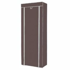 Costway 18 Pair Brown Composite Shoe Rack With Fabric Cover -Storage Furniture Sales 2024 331026586 AlternateImage2