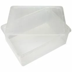 Basicwise 14-in W X 5.5-in H X 10.5-in D Clear Plastic Storage Box -Storage Furniture Sales 2024 331030457 AlternateImage3
