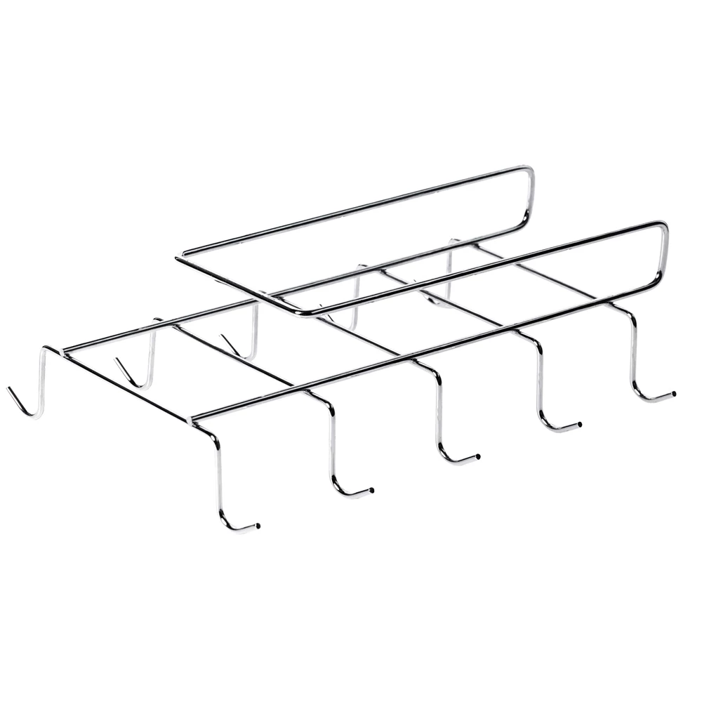 Basicwise Metal Under Cabinet Kitchen Utensil Holder 4 Basicwise Metal Under Cabinet Kitchen Utensil Holder - Image 4