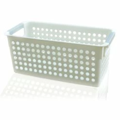 Basicwise 11.5-in W X 5-in H X 5.35-in D White Plastic Baskets - 3-Pack 9 Basicwise 11.5-in W X 5-in H X 5.35-in D White Plastic Baskets - 3-Pack -Storage Furniture Sales 2024 331030578 AlternateImage1